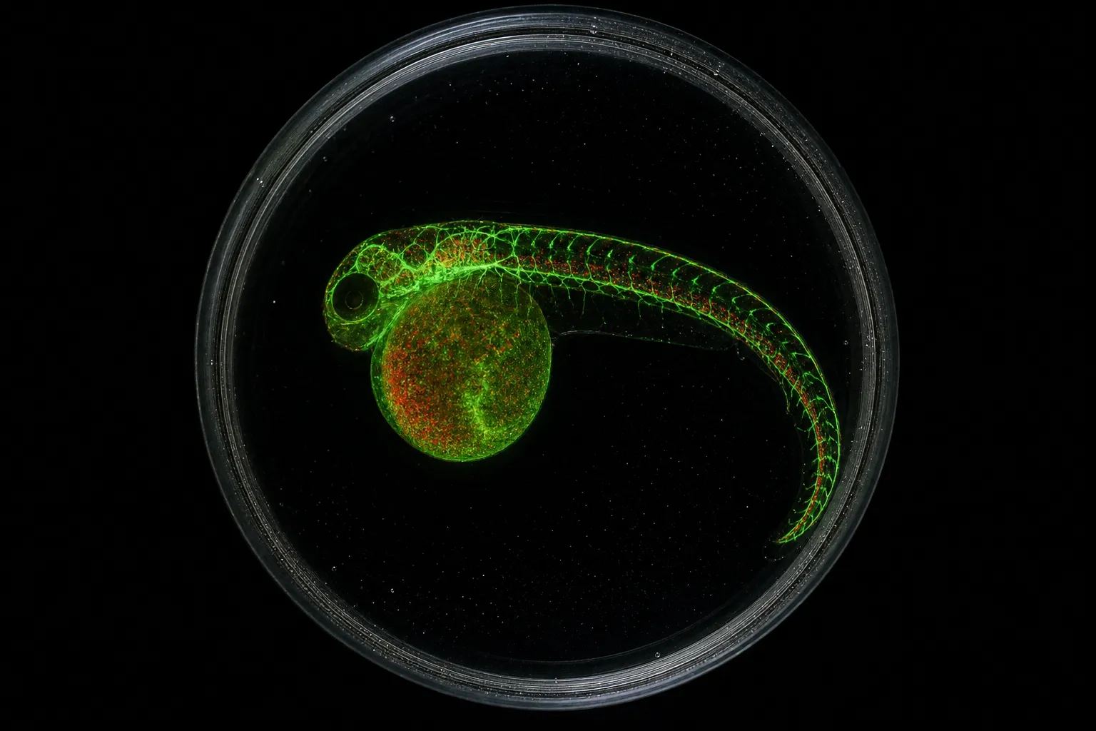 Neural network art from microscopy: a 10-minute vector trace
